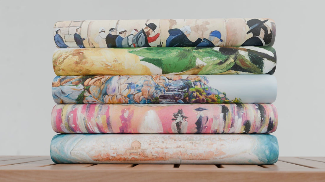Folded Sukkah Tapestries